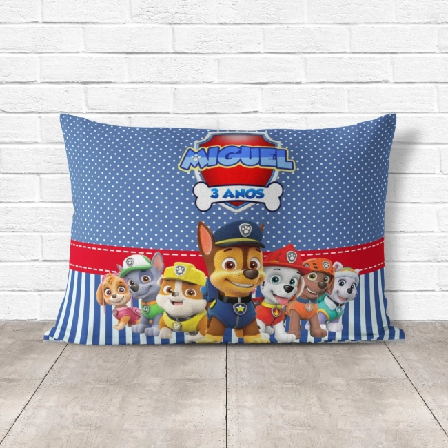 Almofadinha personalizada Patrulha canina