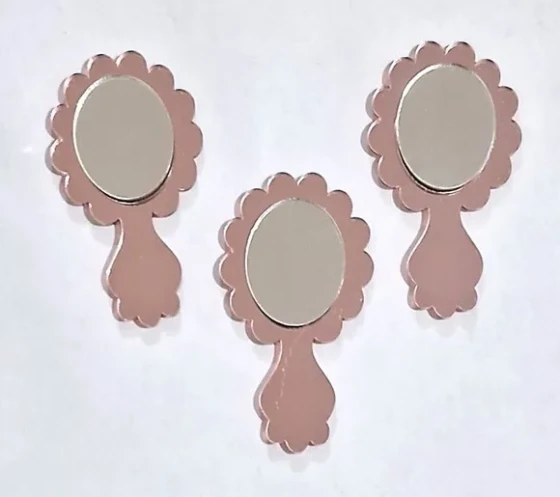 Espelho Princesa Rose 5,5cm-6 Unidades