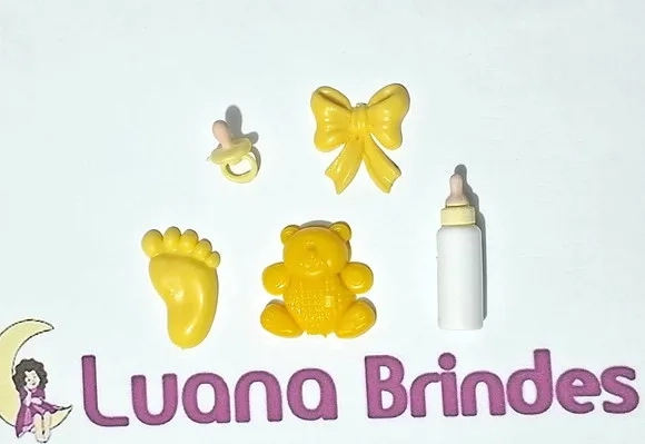 Apliques Chá de Bebe Variados Pacotes com 10 Unidades