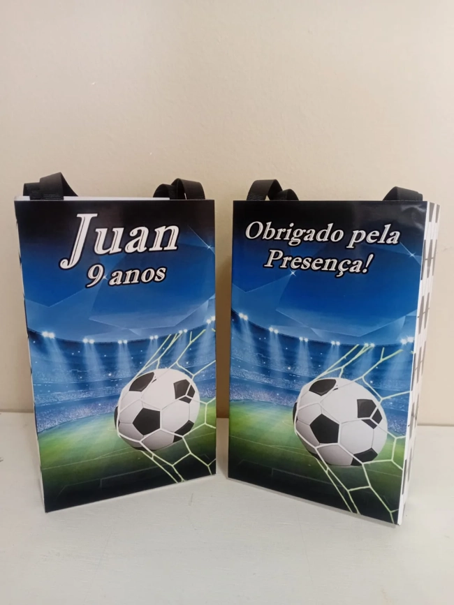 Sacolinhas Personalizadas Futebol para Lembrancinhas