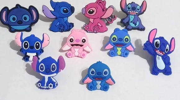 Ponteira para Lápis Stitch Emborrachados - 10 Peças