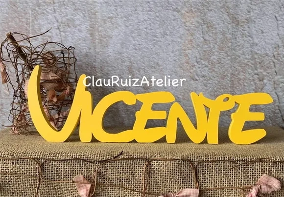 Disney - Letras de mdf -nomes