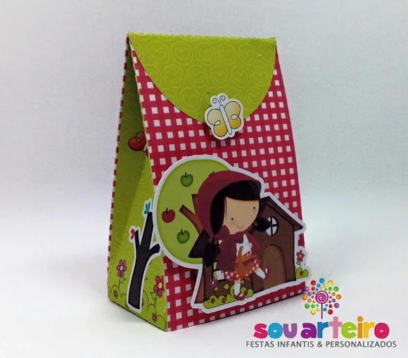 Kit 30 Lembrancinha Chapeuzinho Vermelho