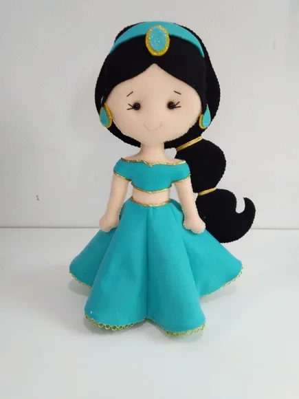 Princesa Jasmine em Feltro