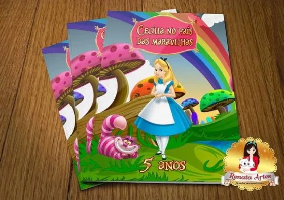 Revista de Colorir com Giz Alice