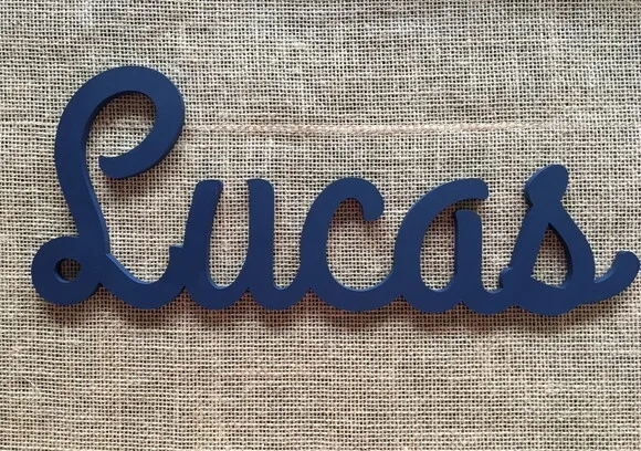 Letras Decorativas Nome de Parede