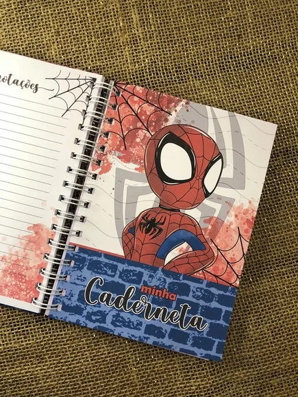 Caderneta de Saúde / Vacinação Personalizada - Homem-aranha