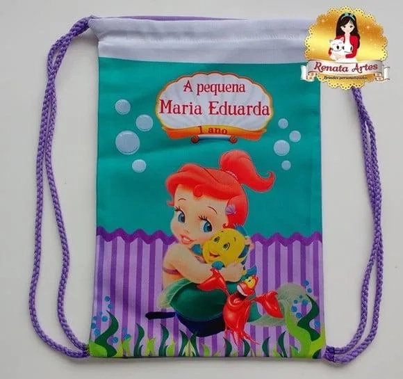 Mochila de Tecido Ariel Baby