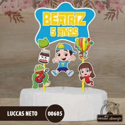 Topo de Bolo Luccas Neto - 00605