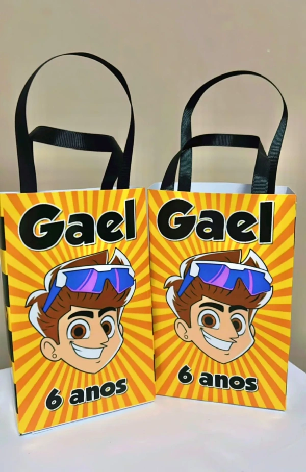 Sacolinhas Personalizada Natan Por Aí Lembrancinhas Para Aniversário