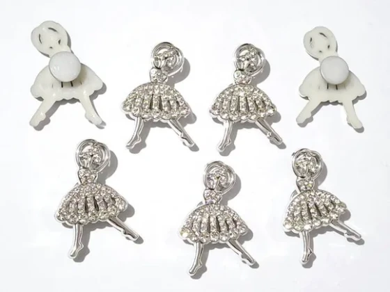 Bailarina com Suporte para Crocs Abs Pacote com 6 Unidad