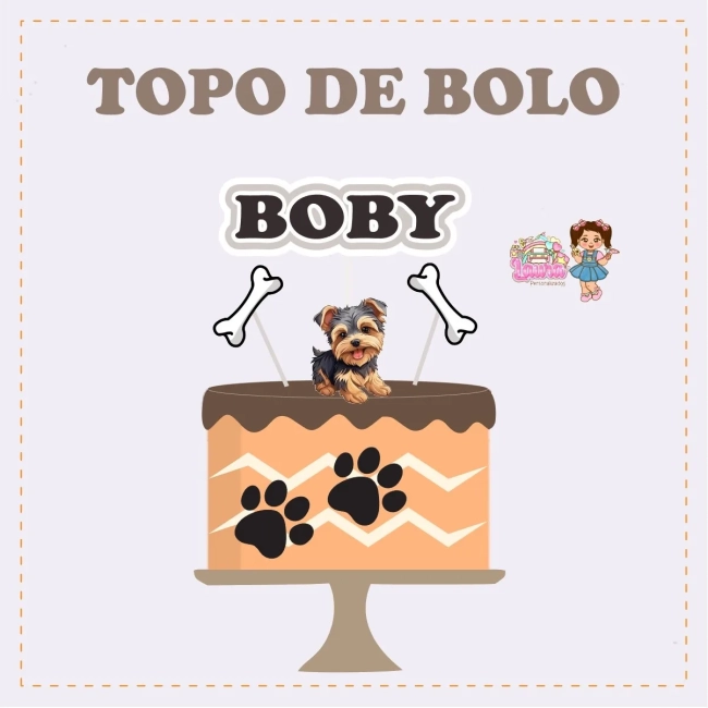 Kit Festa Só Um Bolinho YORK SHIRE - Decoração de Festa