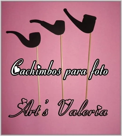 Plaquinhas De Gravatinhas e Cachimbos