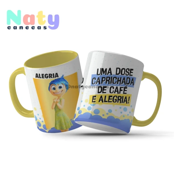 Caneca Personalizadas Divertidamente Emoções.
