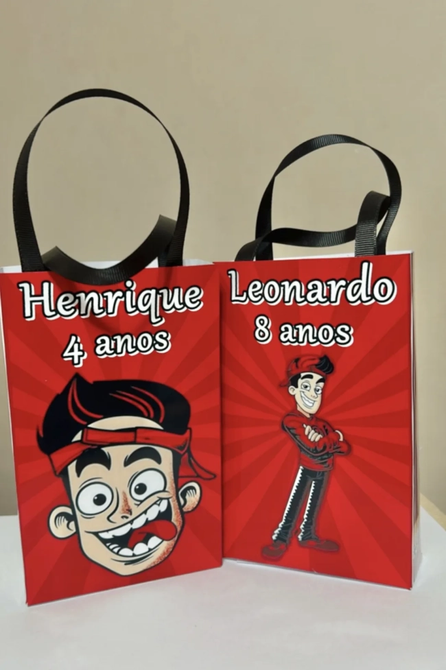 Sacolinhas Personalizadas Enaldinho