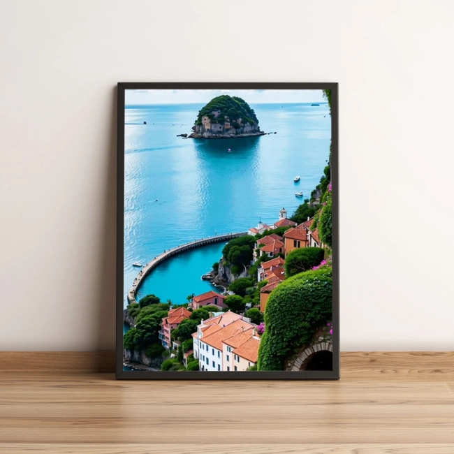 Quadro com Paisagem Litorânea 173