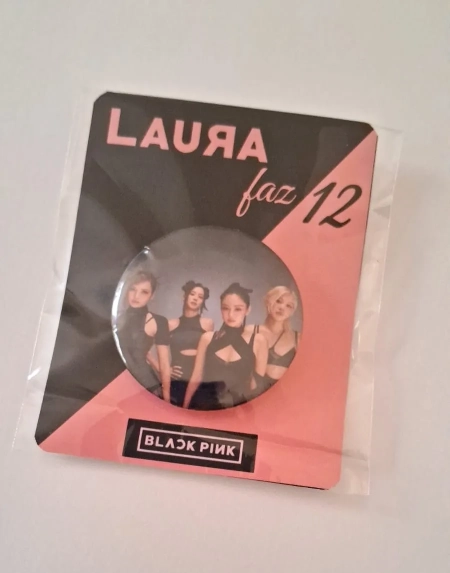 Bottom personalizado Blackpink - lembrancinha aniversário