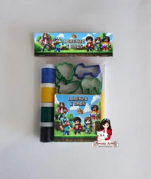 Kit Artes Personalizado Minecraft Filme