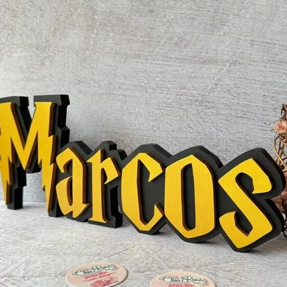 Harry Potter Sb Letras Decorativas de Parede -festa Infantil