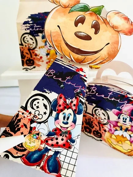 Kit 60 Lembrancinhas Minnie Halloween