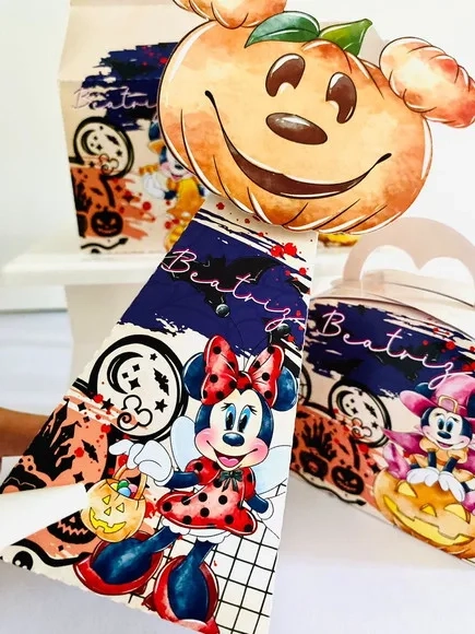 Kit 60 Lembrancinhas Minnie Halloween