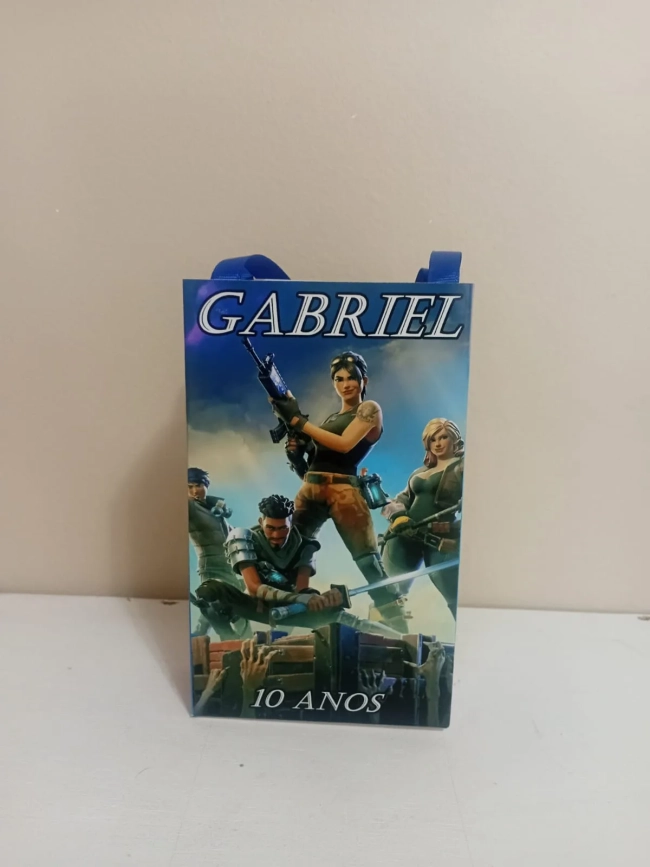 Sacolinhas Personalizadas Fortnite para Lembrancinhas