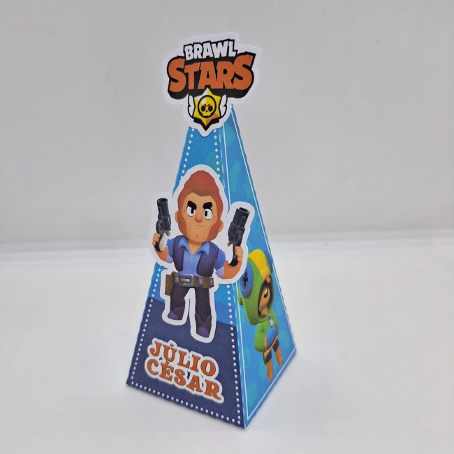 PEGUE E MONTE - Kit Festa BRAWL STARS - Decoração de Festa - Caixinhas Personalizadas