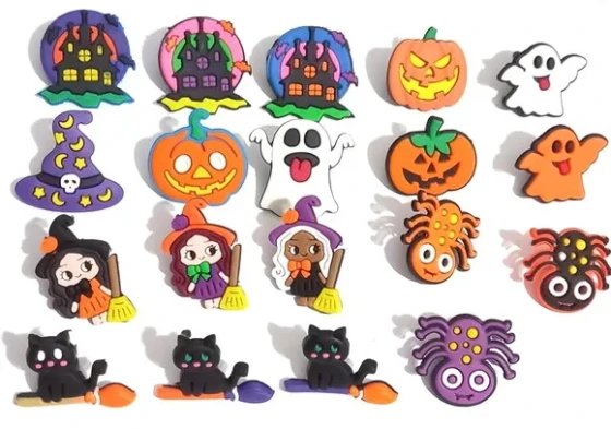 Ponteira P/lápis Halloween Emborrachado - 6 Peças