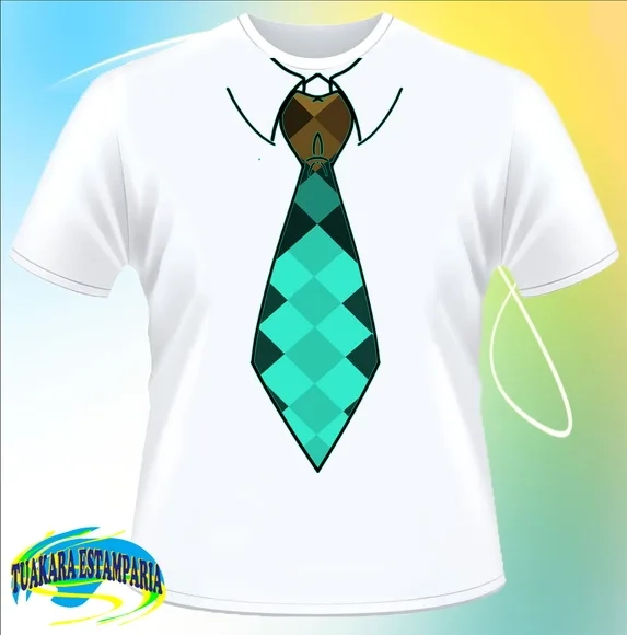 Camiseta Gravata Minecraft