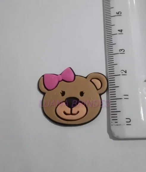 Aplique de Ursa e Urso emborrachado - pct com 10 unidades