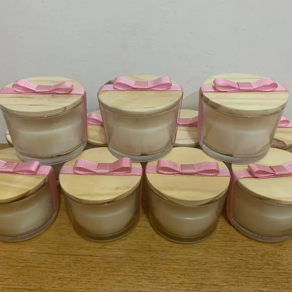 Lembrança Vela Vegetal Aromática Pote Vidro