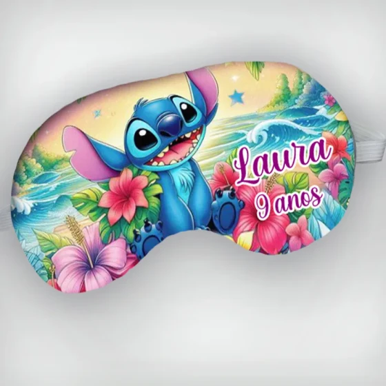 Mascara de Dormir personalizada do Stitch