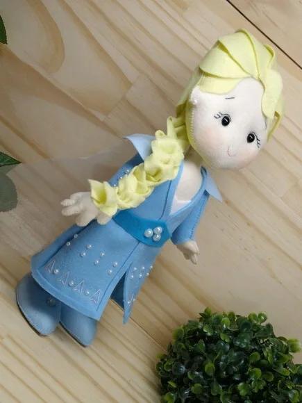 ELSA de feltro Personagem filme Frozen
