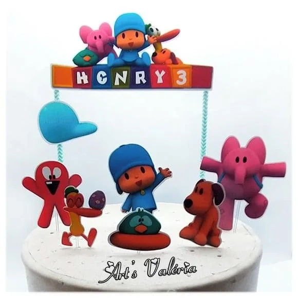 Topo de Bolo Pocoyo