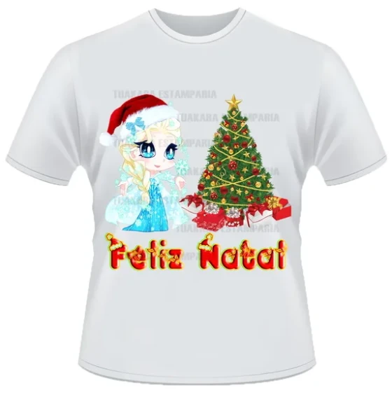 Camiseta Elsa Natal