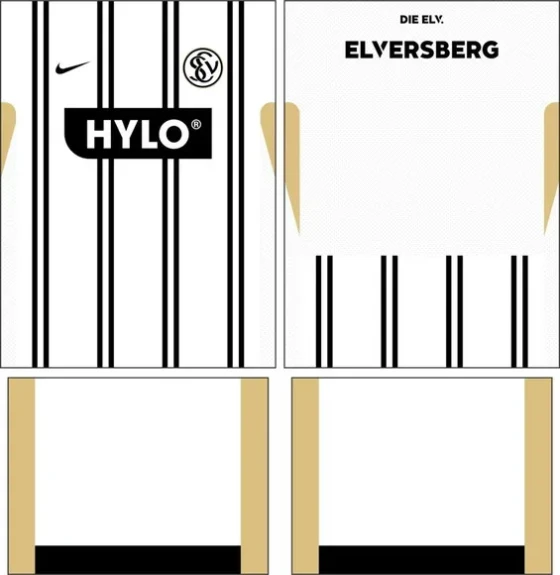 Arte Vetor Camisa Sv Elversberg Local 2025-2026