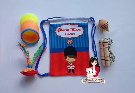 Mochila Boa Infância Tema Soldadinho D Chumbo
