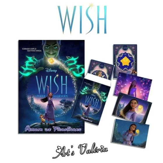 Álbum de Figurinhas Wish: o Poder dos Desejos - 10x15cm