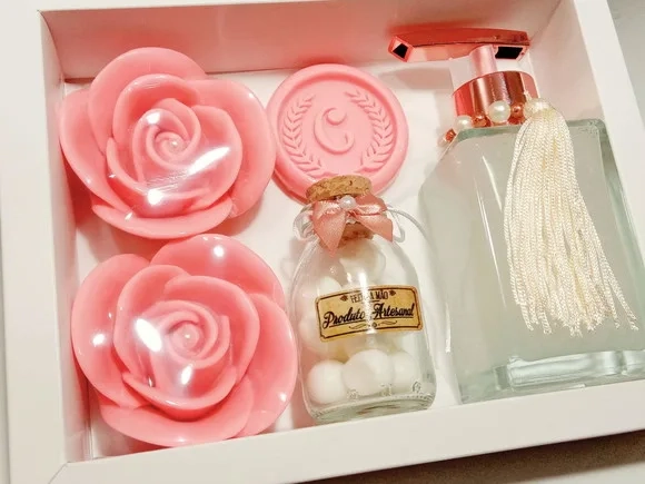 Presente Personalizado, Sabonete Líquido Luxo com Sabonetes