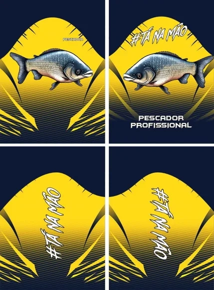 Arte Vetor Camisa Pesca-mod-0112