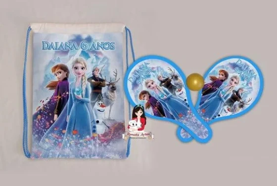 Mochila Ping Pong Tema Frozen 2