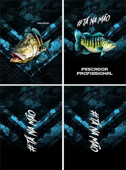 Arte Vetor Camisa Pesca-mod-0083