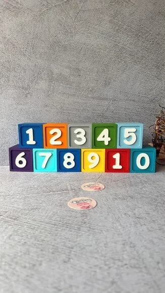 Cubos Pocoyo 6x6cm Mesversário