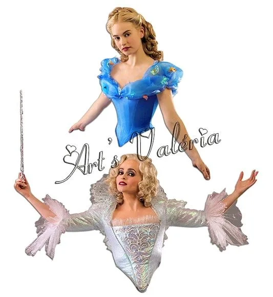 Apliques Cinderella para Tubetes - cada