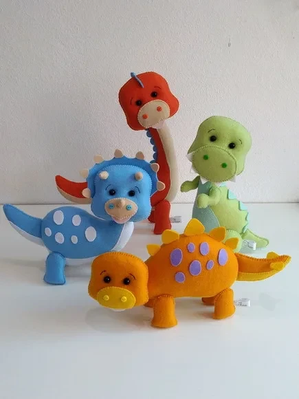 Combo Dinossauro Cuts Centro de Mesa 10 Peças