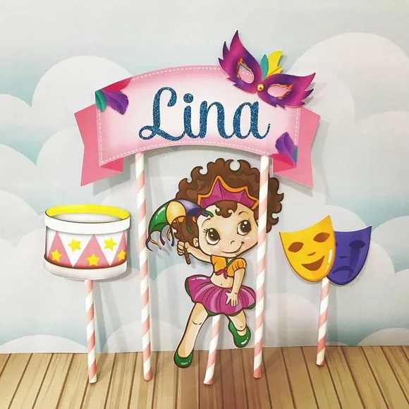 Arquivos De Corte Silhouette - Kit Carnaval Lina - cod 69