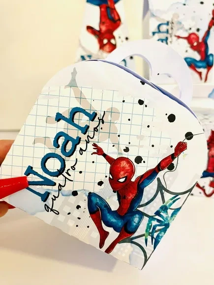 Kit 30 Lembrancinhas Homem Aranha