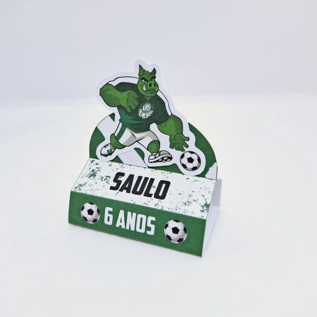 PEGUE E MONTE - Kit Festa PALMEIRAS - Decoração de Festa - Caixinhas Personalizadas