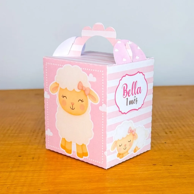 PEGUE E MONTE - Kit Festa OVELHINHA - Decoração de Festa | Lembrancinhas | Aniversário | Personalizados