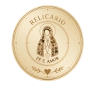 Relicário Fé e Amor